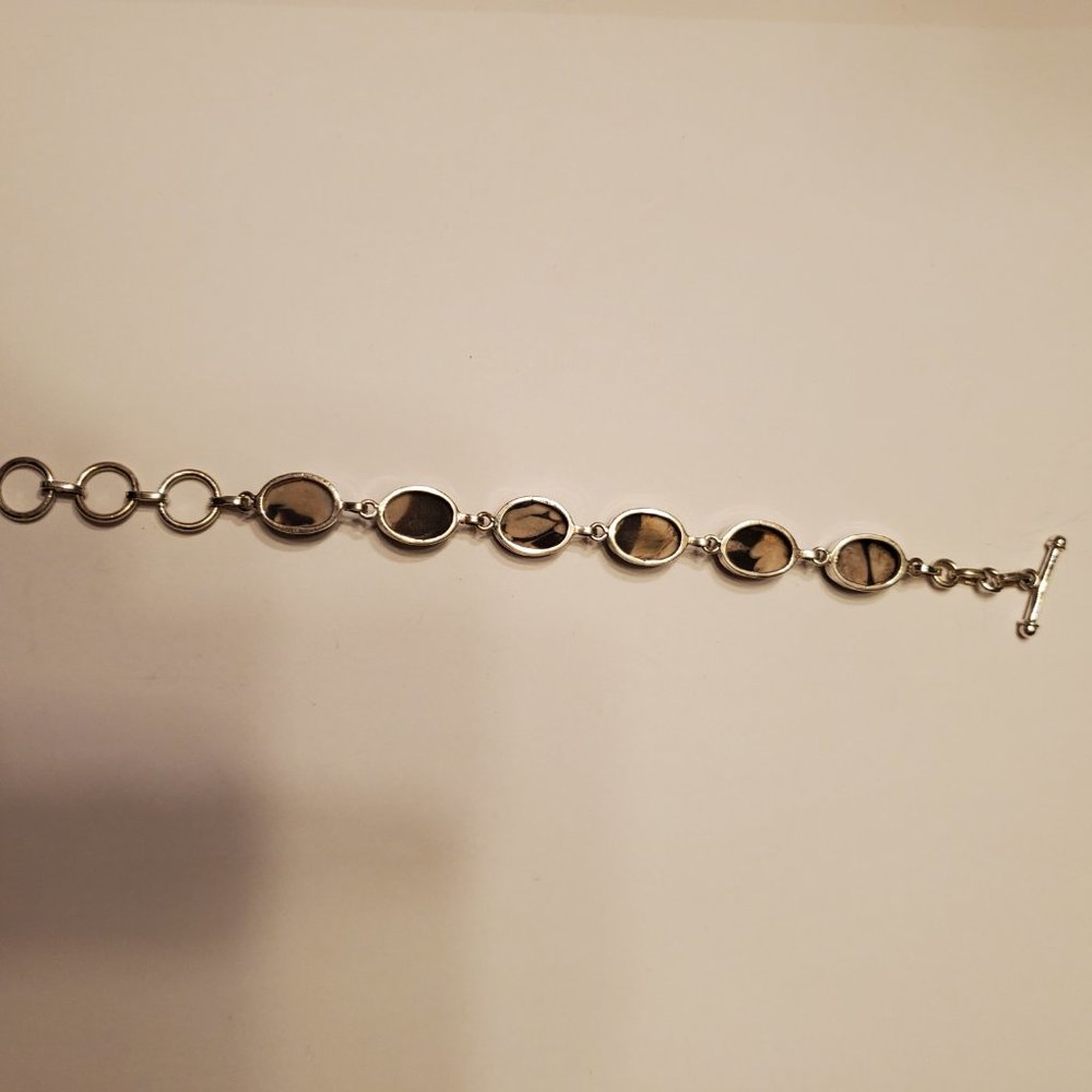 JASPER STERLING SILVER BRASELET - Picture 9 of 12